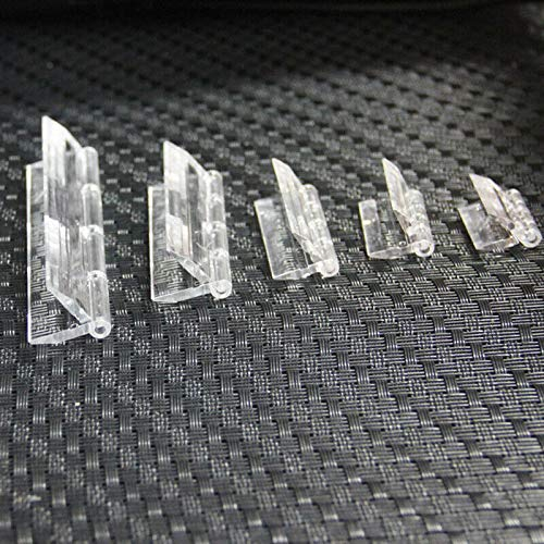 SUPERTOOL 10 Stück Türscharniere 300 x 45 mm Klare Scharniere aus langlebigem Acryl Kunststoff für Tür Klavier Schrank Klavier