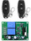 QIACHIP 12V DC Motor Vorwärts- und Rückwärts-Relaisschalter 10A, RF Wireless Remote Electric Push Rod Controller für Rolltore, elektrische Vorhänge/Schlösser, Wasserpumpen