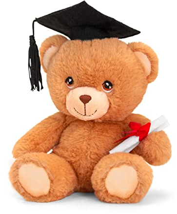 Deluxe Paws Gift Teddy Bears for Special Occassions, 100% Recycled (Graduation Bear)
