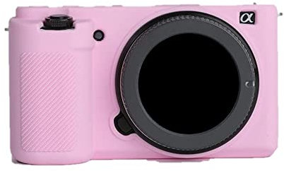 Kameratasche aus weichem Silikon, für Sony Alpha ZV-E10 Kamera, Rosa