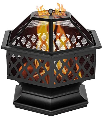 Zionstyle Runder Grillofen Für Zuhause, Innenfeuer Zum Heizen Von Holzofen Im Innenhof, Geeignet Für Lagerfeuerpartys