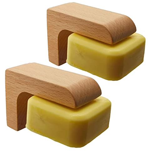 Portasapone magnetico in legno per parete doccia, con magnete per asciugatura all'aria, auto-drenante, portasapone in legno ecologico per saponi e shampoo da barba