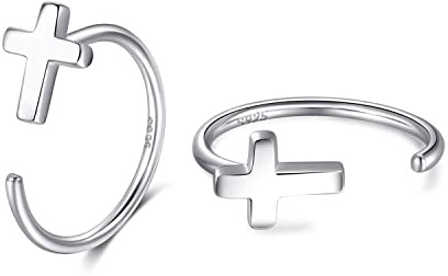 CHIC ARTSY Halb-Creolen aus 925er-Sterlingsilber für Damen, Ohrringe, Mädchen-Ohrringe, offene Creolen, minimalistische Huggie-Ohrringe, Kleine Huggy Ohrringe für Frauen, hypoallergen