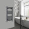 Warmehaus Porte-serviettes moderne pour salle de bain et cuisine Anthracite 800 x 400 mm