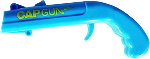 Capgun Apribottiglie Pistola - Apribottiglie per birra | Divertente tappo di bottiglia | Apribottiglie creativo per casa, bar, feste, bere e giocare - Spara (blu)
