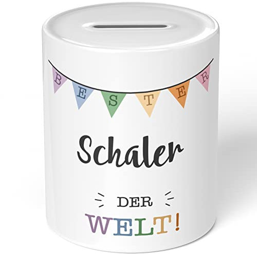 JUNIWORDS Spardose Sparbüchse, Bester Schaler der Welt (5717601)