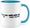 LKW Tasse mit Spruch Lkw-Fahrer Kaffeetasse Kaffee-Becher lustig Geschenkidee Fernfahrer Geschenk Lastwagen Spediteur Ich Meine Follower Witz Trucker Lastwagen-Fahrer Stau (Weiß/Blau)