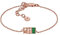 Emporio Armani Armband für Damen, Rose Gold-Tone Sterling Silber Komponenten Armband, Länge: 150mm+30mm, Breite: 10mm, Höhe: 5.5mm, EG3579221