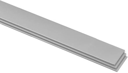 PROFILO PIATTO IN ALLUMINIO SATINATO SPESSORE 2 MM (Larghezza 1,5cm x lunghezza 200cm)