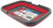 Dirt Devil Cubo Plegable – 17 litros – 38 x 28,5 x 16/4,5 cm – Ahorra Espacio Limpieza y Camping – Rojo