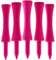 TH Golf x100 Pcs Bamboo Pink Castle Golf Tees 59mm Biodegradable Eco Friendly Sustainable