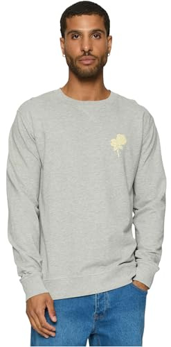 Mister Tee Herren Sweatshirt Wasted Youth Crewneck Grey XS