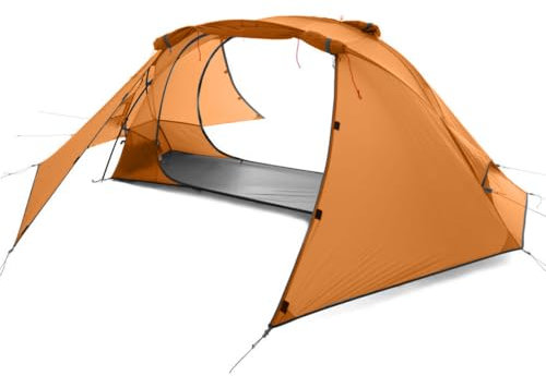 doorslay 1 Person Tent Lightweight Backpack Tent Double Layer Can Be Used With Raised Sleeping Platform Camp Bed For 4 Seasons