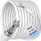 ikbc Cable Ethernet 100 Metros, Cat 6 Cable de Red FTP Blindado Cable RJ45 Alta Velocidad, Gigabit Cable LAN 100m Cable Internet 23AWG, Exterior Interior Cable de instalación Anti-jamming Impermeable