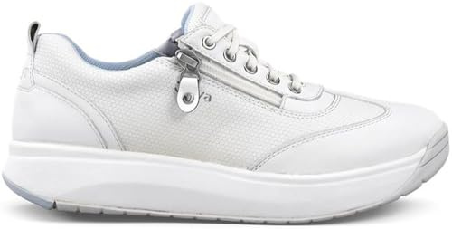 JOYA Laura Black, Damen Schnürschuh aus weichem, gewalktem Leder