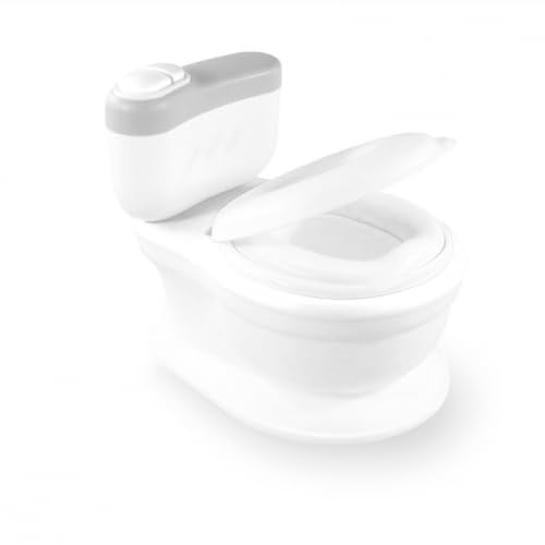 Mobiclinic®, Pot bebe Toilette Musical, Toikid, 1-3 ans, Son de Décharge, Avec Couvercle, Compartiment Papier, Fonctionne Piles, Cuvette Amovible, Siège Imperméable