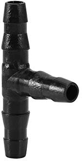 Tuyau D'irrigation par Aspersion en T, Raccord de Tuyau barbelé, Système D'égouttage pour L'arrosage des Plantes en Pot, Fournitures D'irrigation, 100 Pièces