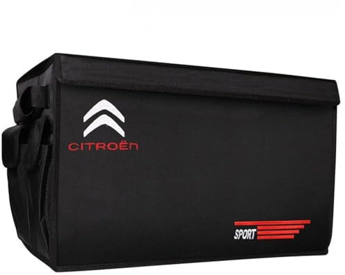 FSTTGG Kofferraum Organizer für Citroen ami AMI 2020-2023, Aufbewahrungstasche Organizer Platzsparend und Wasserabweisend Faltbar Kofferraum Tasche