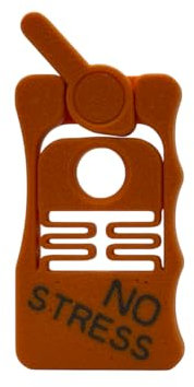 Fidget Toy Switch Hebel (Orange mit Schrift)