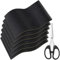 Sinofort 6 Stück Kunstleder Selbstklebend, 20×30cm Leder Reparatur Set, Lederflicken Selbstklebend, Lederreparaturset Schwarz für Couch Autositz Sofa Möbel Leder Reparatur, Leder Renovierung