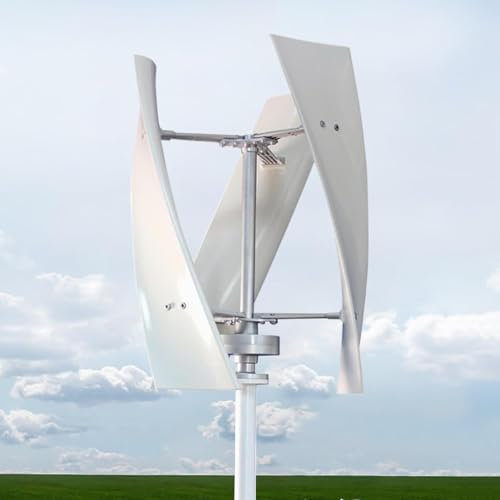 Kit Generador Viento Vertical Turbina Eólica 6000 W, Equipo Productor Electricidad Kit Energía Para El Hogar, Generador Energía De Eje Vertical De Ca Trifásico De 12 V, 24 V, 48 V Y 220 V,24V
