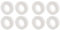 MVOSJFIE 8Pcs Climbing Ring for 6101611-R4, M200 M400 M500 Swimming Pool Robot Wheel Cover Replace