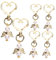 iplusmile 6Pièces Porte Clé Ange de de Anniversaire Breloque Décorative pour Design