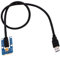 Lurrose Cable USB para Tarjeta Gráfica GPU para Portátil Adaptador - Pci-E X16 Rendimiento Gráfico para Juegos y Multimedia Color Negro