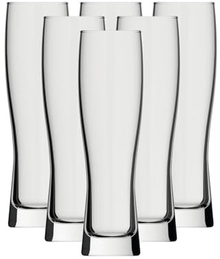 Rastal Monaco - Bicchieri da birra Slim 0,3 l, set da 60 pezzi, sottili bicchieri da birra bianchi da 0,3 litri (non rigati), robusti e lavabili in lavastoviglie, bicchieri da birra per ristorazione e