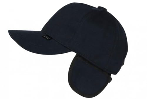 Nyls Création Casquette Cache Oreille Bleue Marine en Polaire Chaude et Confort Wylfor - Taille Unique - Bleu