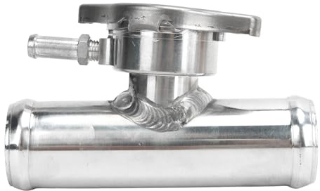 ZAICOLER Col de Remplissage de Tuyau de Radiateur en Ligne, Bouchon de Liquide de Refroidissement en Aluminium T6061, Remplissage de Système de Refroidissement de Voiture à Surface Polie avec