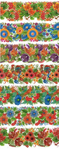 Ukrainisches Kunsthandwerk Ostereier Folie. Vogelbeere Nr.99 reicht für 7 Eier