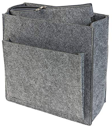 luxdag Rucksack Organizer aus Filz für Fjällräven Totepack 14 L (Farbe & Größe wählbar) - Taschenorganizer für Rucksäcke mit herausnehmbarer Reißverschlusstasche für 13 Zoll Notebook