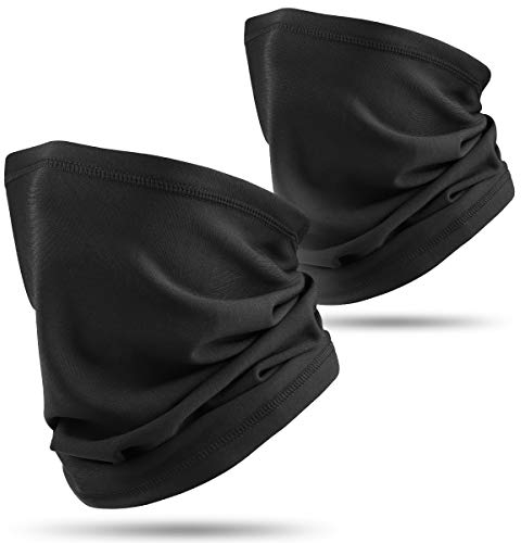 HASAGEI Schal Herren Schlauchschal Herren Damen Fleece Winddicht Loop-Schal Nackenwärmer Halswärmer für Laufen Skifahren Radfahren Snowboarden Klettern Motorradfahren Outdoor Schwarz