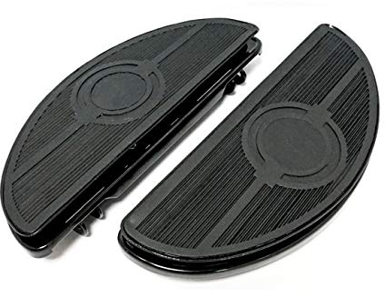 Repose-pieds larges pour Compatible avec Harley Davidson Dyna Herting Fat Boy Road King Electra Glide Bagger