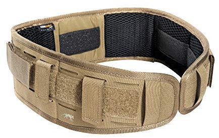 Tasmanian Tiger TT Belt Padding M&P Flache, rutschfeste Polsterung mit Laser-Cut Molle für Dienst und Einsatz-Gürtel, Khaki, L (100 cm)