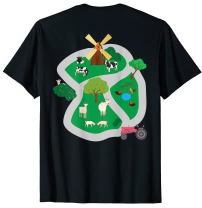 Spielteppich Dorf Track Auto Massage T-Shirt