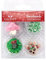 Culpitt Magical Woodland Sugar Decorations, Edible Royal Icing Decorations, Festive Christmas Cake and Cupcake Toppers, Deer, Christmas Trees, Wreaths, Mushrooms - Pack of 12
