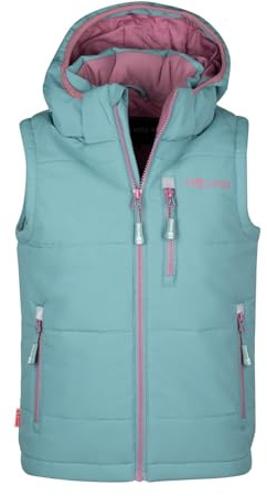 Trollkids Kids Narvik Vest XT 104, glacier green/orchid