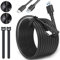 Kompatibel mit Oculus Quest 2 Link-Kabel, 5 m, [2 Stück, 5 m + 1 m] Virtual-Reality-Headset-Kabel für Oculus/Meta Quest 2 zu PC USB 3.0 auf USB C Kabel mit High-Speed-Datenübertragung und