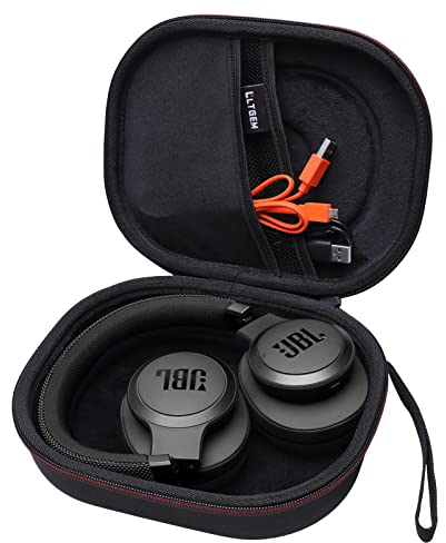 LTGEM EVA Hartschalenhülle für JBL Live 770NC/660NC/650BT/460NC/670NC/400BT/500BT und JBL Tune 770NC/710BT/720BT/760NC/700BT/750BT/510BT/660NC/520BT/500/Tour One/E45BT Bluetooth-Kopfhörer, kabellos,