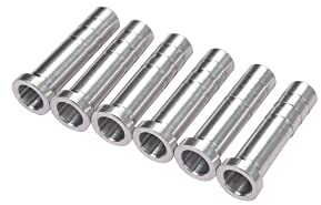 NIKA ARCHERY 20 piezas flechas insertos de aluminio flechas insert arquería insert para ID 6.0 mm eje de flecha