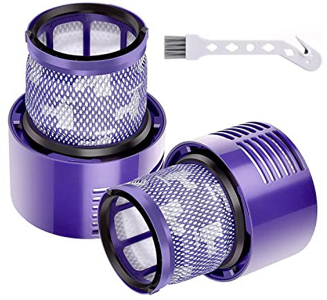 Confezione da 2 filtri di ricambio V10 per Dyson V10 Cyclone Series, V10 Animal, V10 Absolute, V10 Total Clean, SV12, ricambio 969082-01