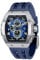 TSAR BOMBA Herren Uhr Tonneau Uhren Chronograph Herren Tonneau Luxus Armbanduhr Herrens Cool Sport Männer Uhren Japanisches Quarzwerk 50m Wasserdichter Daydate Saphirglas Geschenk für Männer