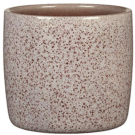 Scheurich Solido, Blumentopf aus Keramik, Farbe: Roccia, 21,2 cm Durchmesser, 19,3 cm hoch, 5,6 l Vol.