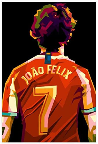 Puzzle für 200 Teile Fußballstar Athlet Joao Felix Aports (2) Holz Puzzlespiel Erwachsenen und Kinder puzzle Poster 200 Piece 13.7x9.8inch(35x25cm) Kein Rahmen