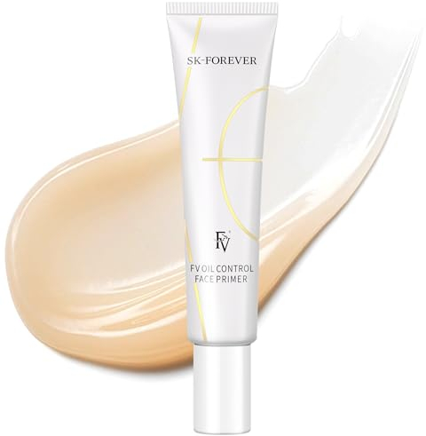 FV Matte Makeup Primer, Primer und Makeup Basis Matte & Poreless, Langanhaltend und Porenverfeinernd für ein Ideal Mattiertes, Transparent Makeup Grundierung für Fettige Haut, Vegane Formel, 30 ml