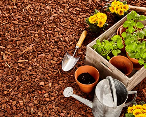 Organic Garden Mulch - Professional Quality Mulch in Convenient Sizes (4 Litres) - Garden Mulch - Plant Mulch - Mulch - Suppress Weeds - Soil Conditioner - Premium Quality Mulch