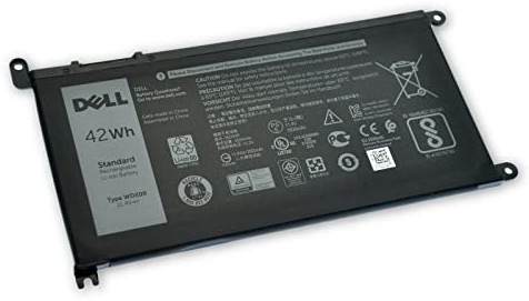 Dell Inspiron 17 5770 Batterie 3 cellules 42 WHR Type WDX0R Numéro de pièce FW8KR Y3F7Y 3CRH3 T2JX4