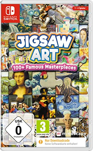 Jigsaw Art: 100 + Famous Masterpieces (DE/Multi in Game) (Code In Box) [GRA SWITCH]